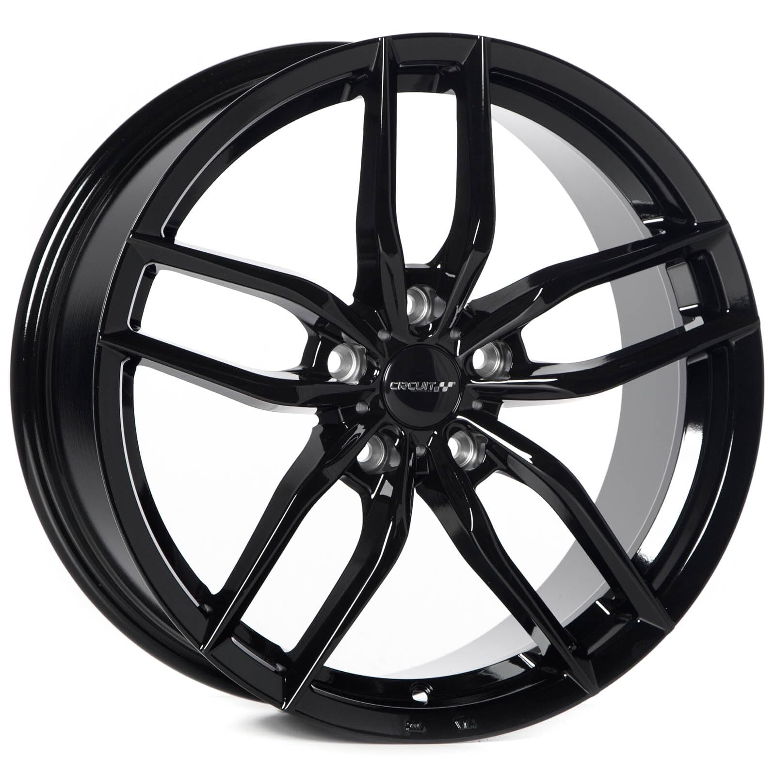 Circuit Performance CP34 18x8 Wheel Gloss Black 5x112 Bolt Pattern, 18 Inch, 40mm Offset, 73.1mm Compatible with VW Jetta, Passat, Golf, Audi A3 A4