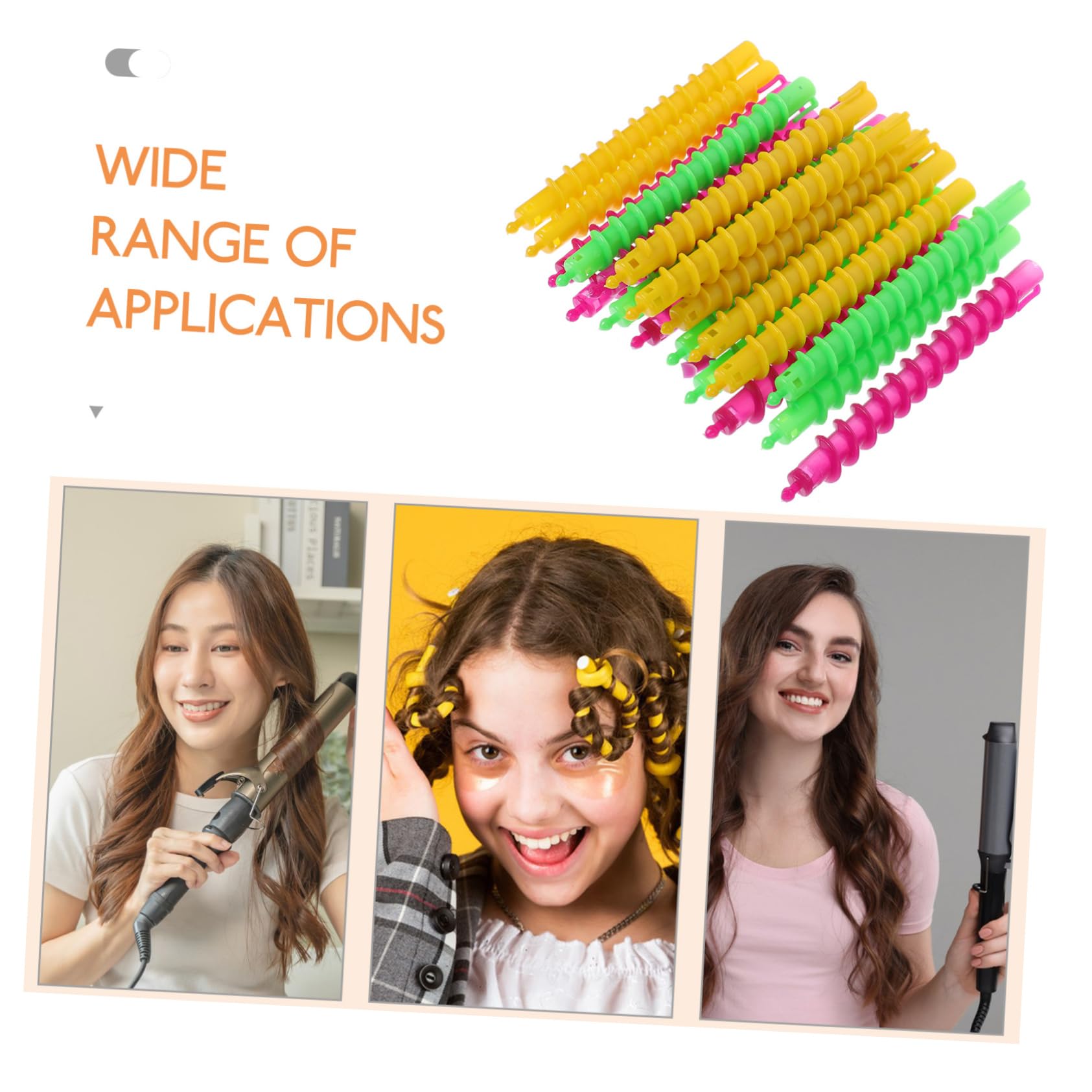 Kit de 100 Varillas de Permanente en Espiral para Cabello Largo