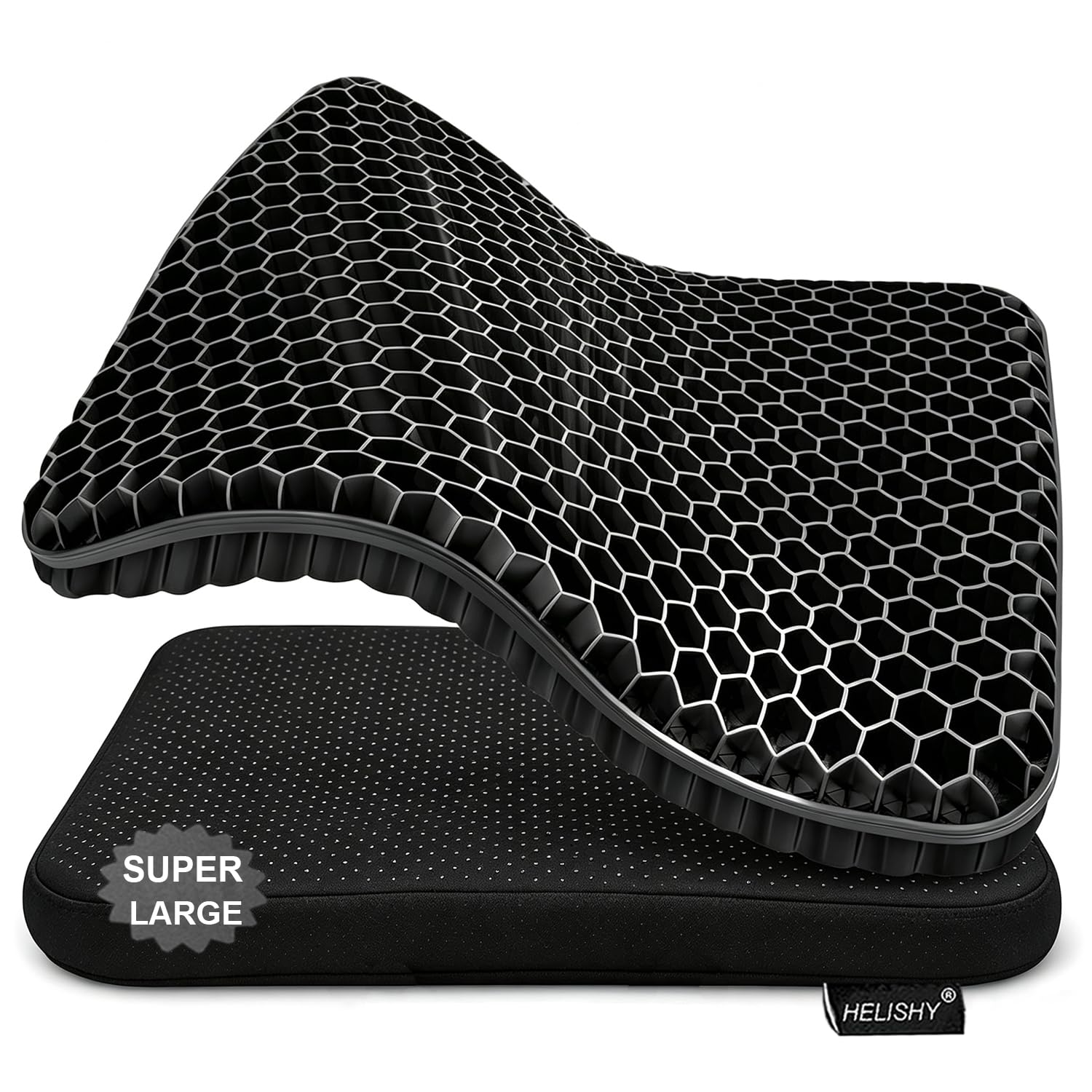 Amazon.com: Gel Seat Cushion for Long Sitting, Super Large Gel