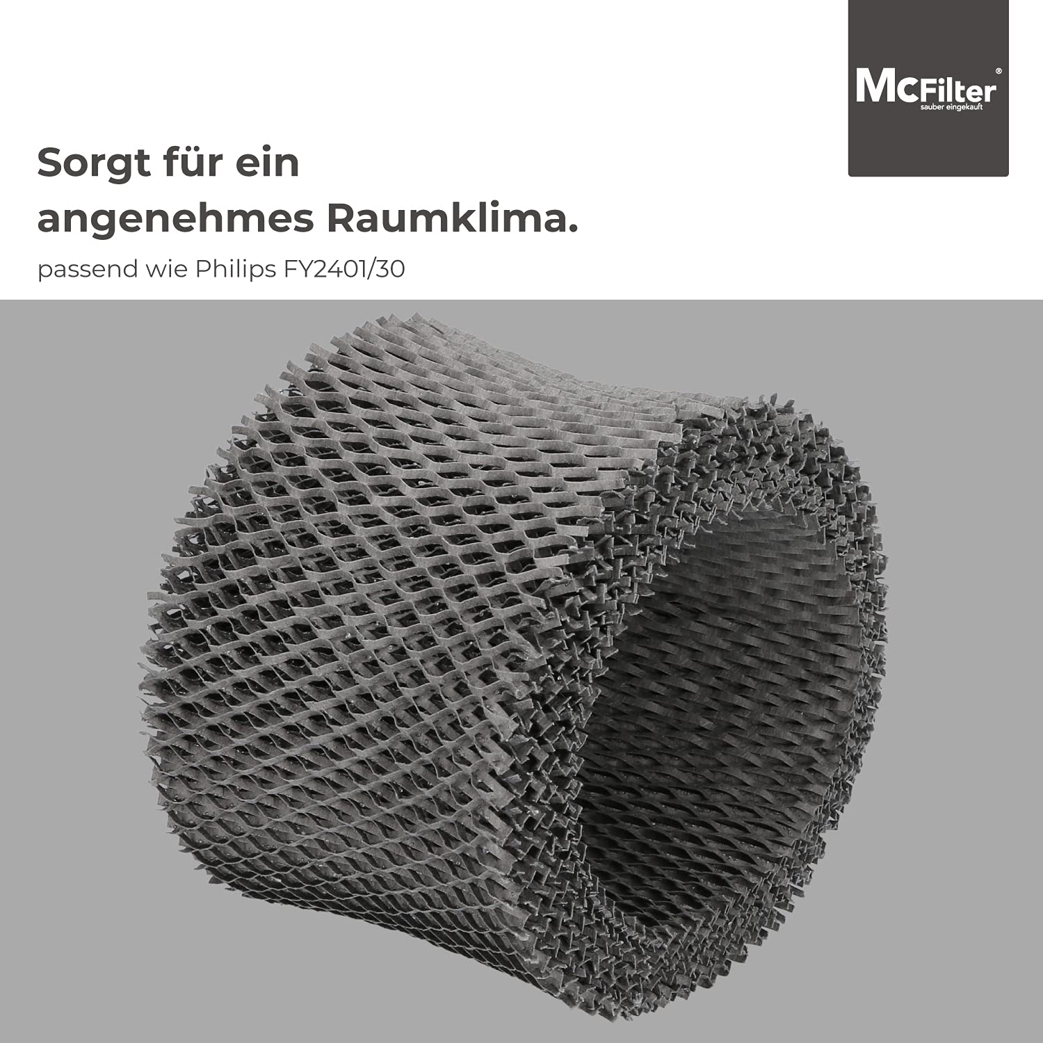 McFilter Lot de 5 filtres pour humidificateur Philips HU4801/01, HU4803/01, HU4811/10, HU4813/10, HU4814/10 - Filtre de rechange pour FY2401/30