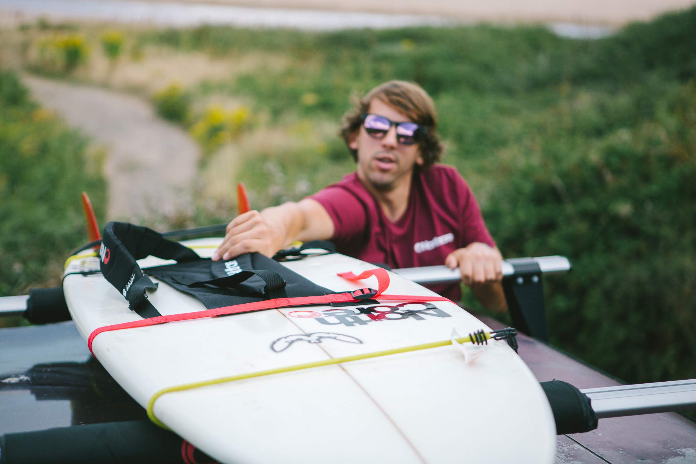 Northcore Surfboard Carry Straps - Einheitsgröße - Schwarz