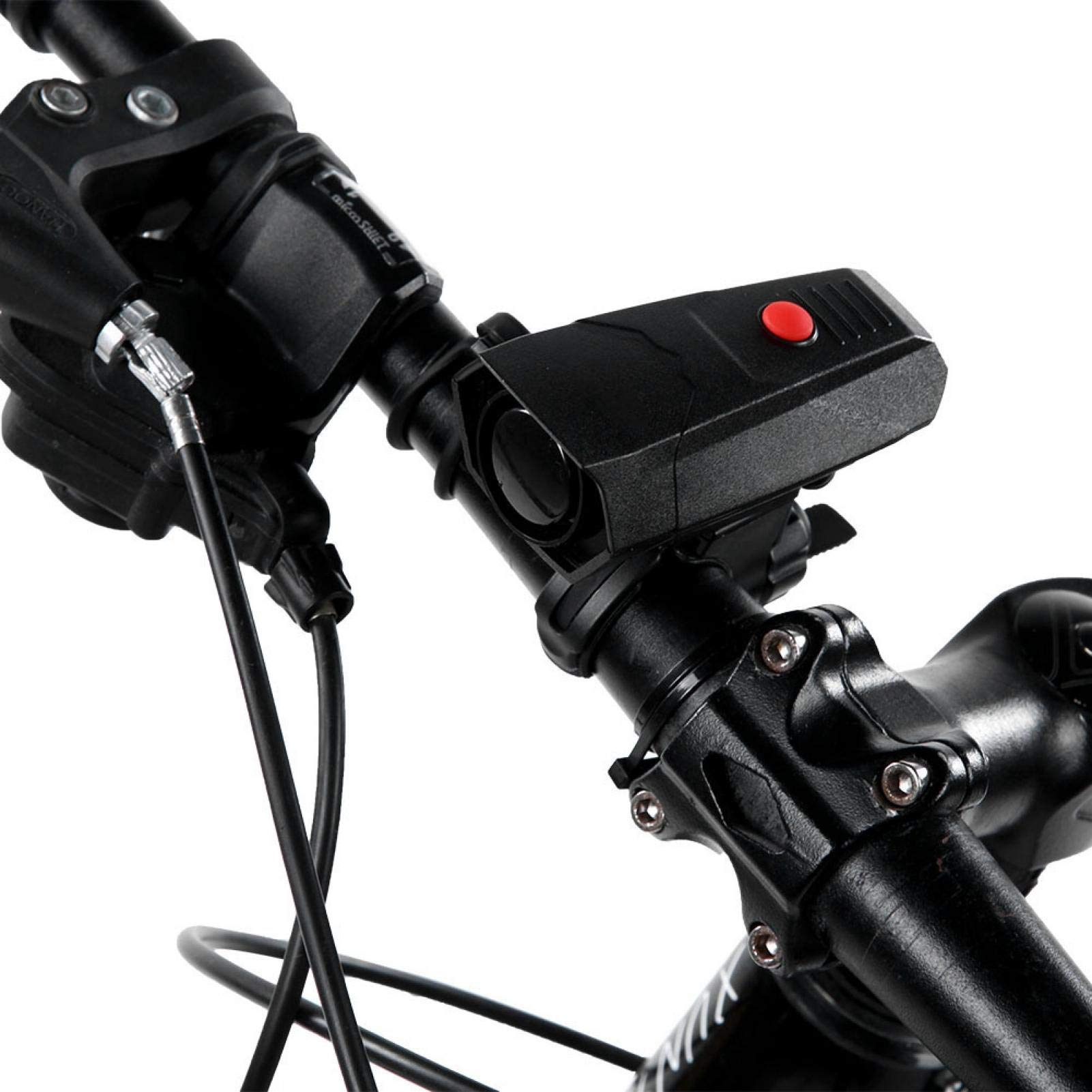 Klakson rowerowy, dzwonek rowerowy, głośne elektroniczne klaksony rowerowe Dzwonek na kierownicę Dzwonek alarmowy Głośny róg dźwiękowy do rowerów szosowych i górskich
