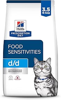 Hill's Prescription Diet d/d Skin/Food Sensitivities Venison & Green Pea Formula Dry Cat Food, Veterinary Diet, 3.5 lb. Bag