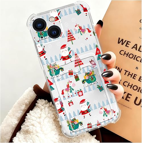 Miniatura 154 de Branwen Funda para iPhone 11 de 6.1 pulgadas, diseño de cascanueces y bailarina, cartera transparente a prueba de golpes, funda de bolsillo de TPU