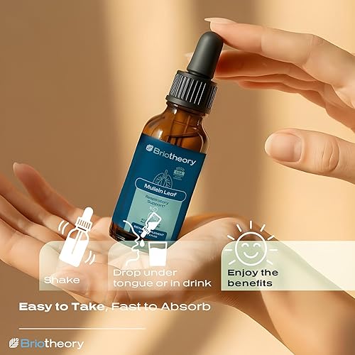 Miniatura 2 de Extracto de hoja de gordolobo, gotas líquidas de rápida absorción para pulmones, suplemento de hierbas de apoyo respiratorio natural, sin alcohol,