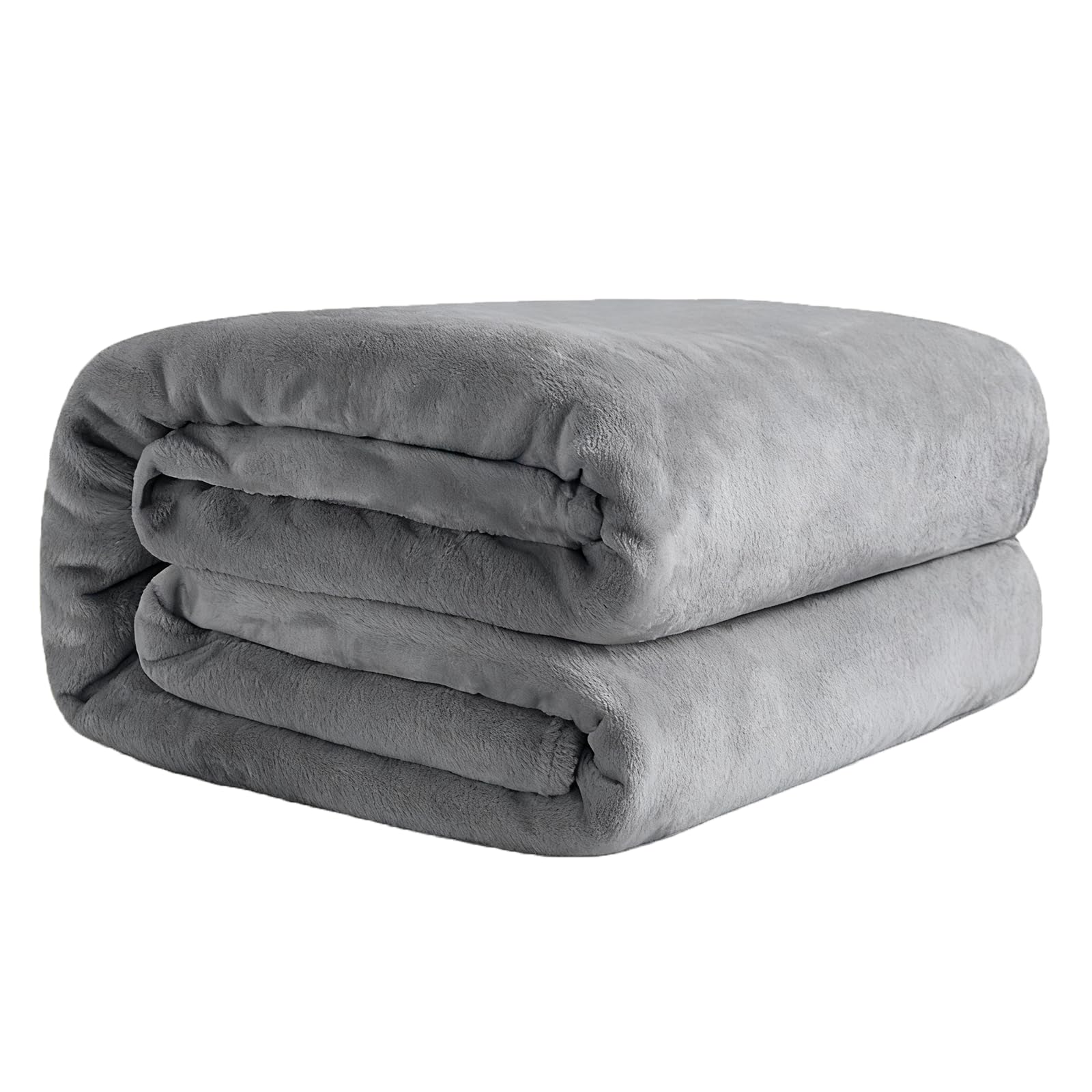 Manta de Abrazo Mullida Gris - Manta Polar Cálida Mullida de Doble Capa, Suave Manta de Sofá como Manta de Sofá y Manta para Sofá para Cama Sofá Dormitorio Oficina, Gris 130X180 cm