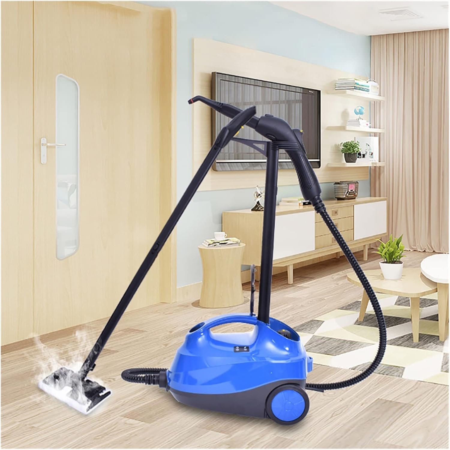 2200W 2.2L 4Bar Large Capacity High Pressure Steam Cleaner Heavy Duty Carpet Cleaning Machine Floor Steam Mop Air Conditioner