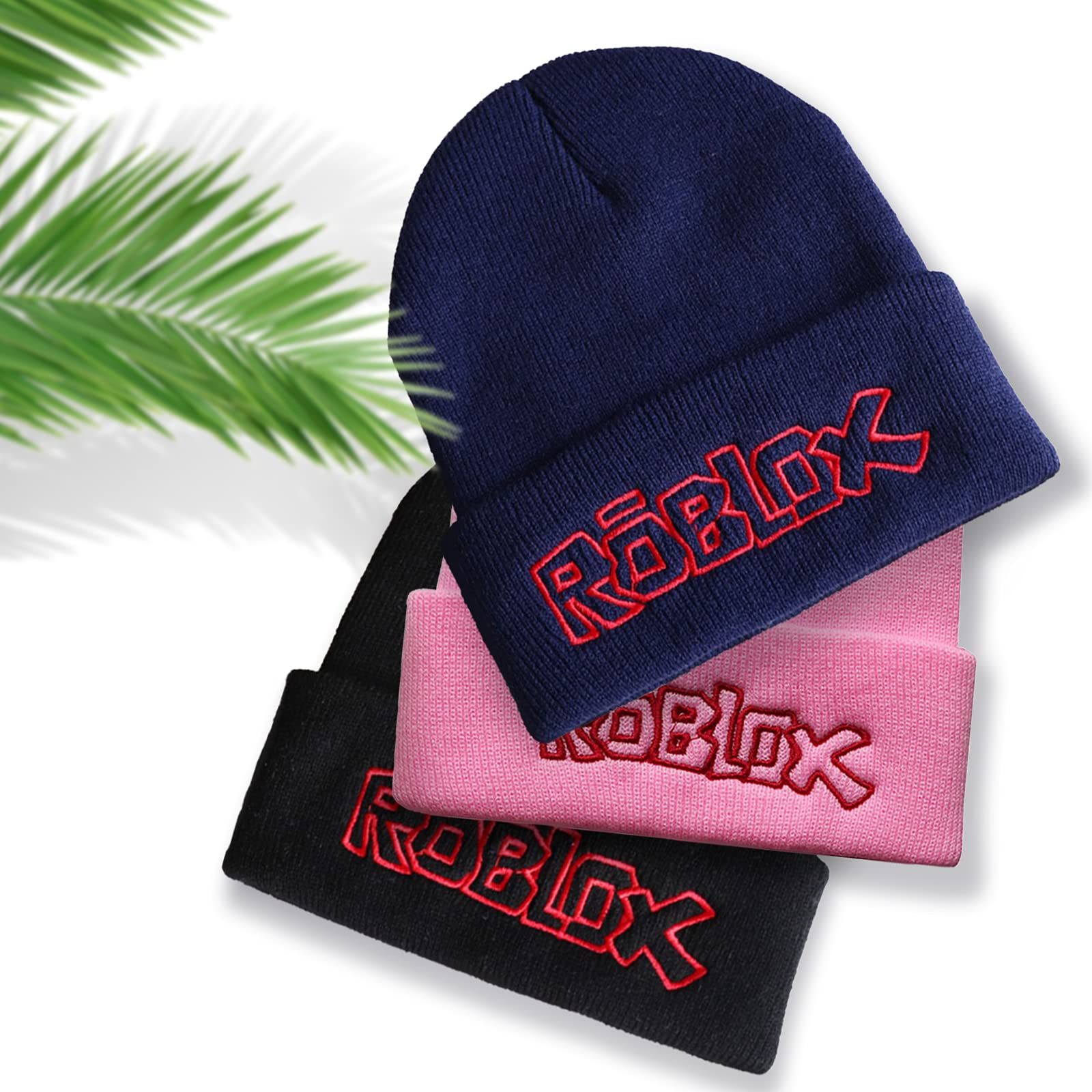 Bonamanaroblox Knitted Hat Winter Beanie Hats Keep Warm Roblox Hat