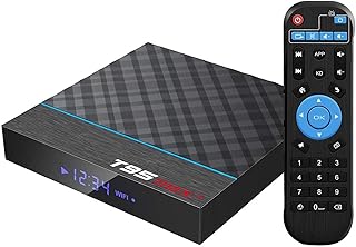 Android TV Box, TUREWELL T95 Max+ Android Box 9.0 Amlogic S905X3 Quad-core cortex-A55 4GB RAM 32GB ROM Media Player with 8K BT4.0 2.4G/5.0GHz Dual-Band WiFi USB3.0