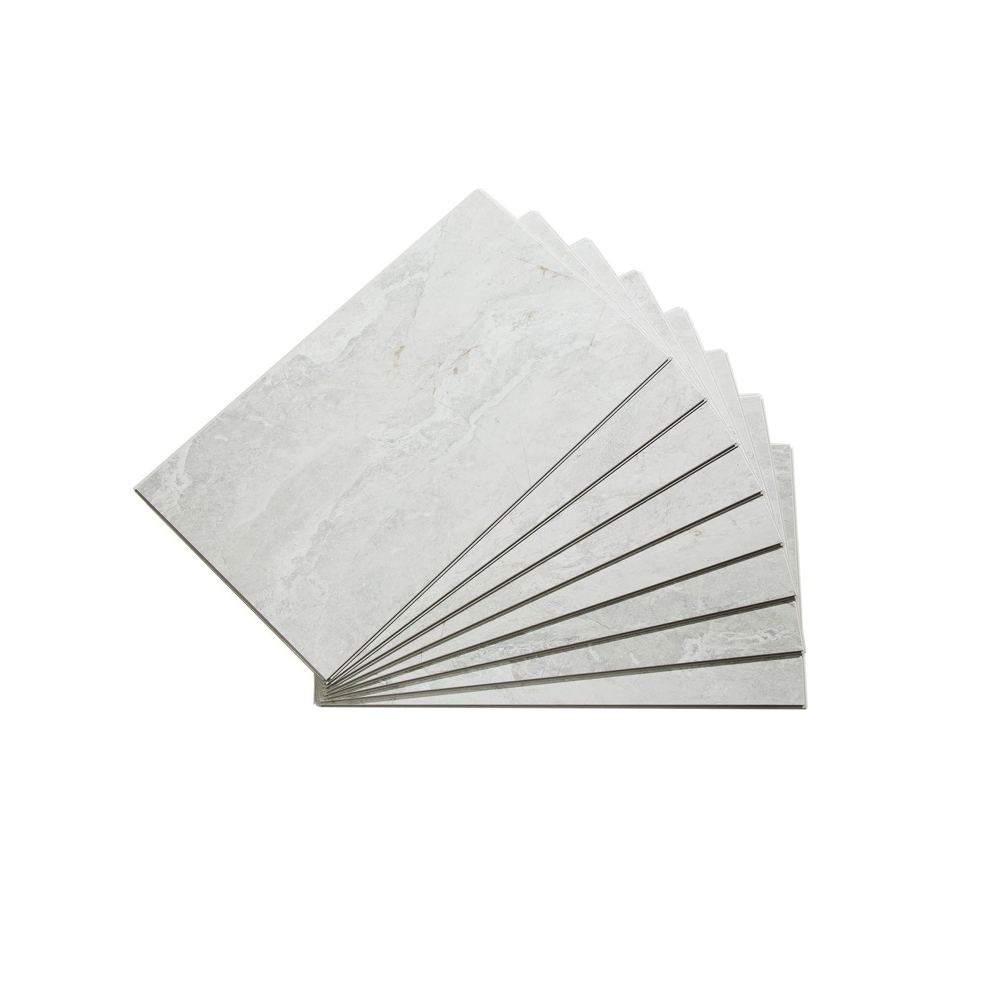 Palisade 25.6 in. x 14.8 in. Vinyl Wall Tiles in Polar Frost (8 Pack)
