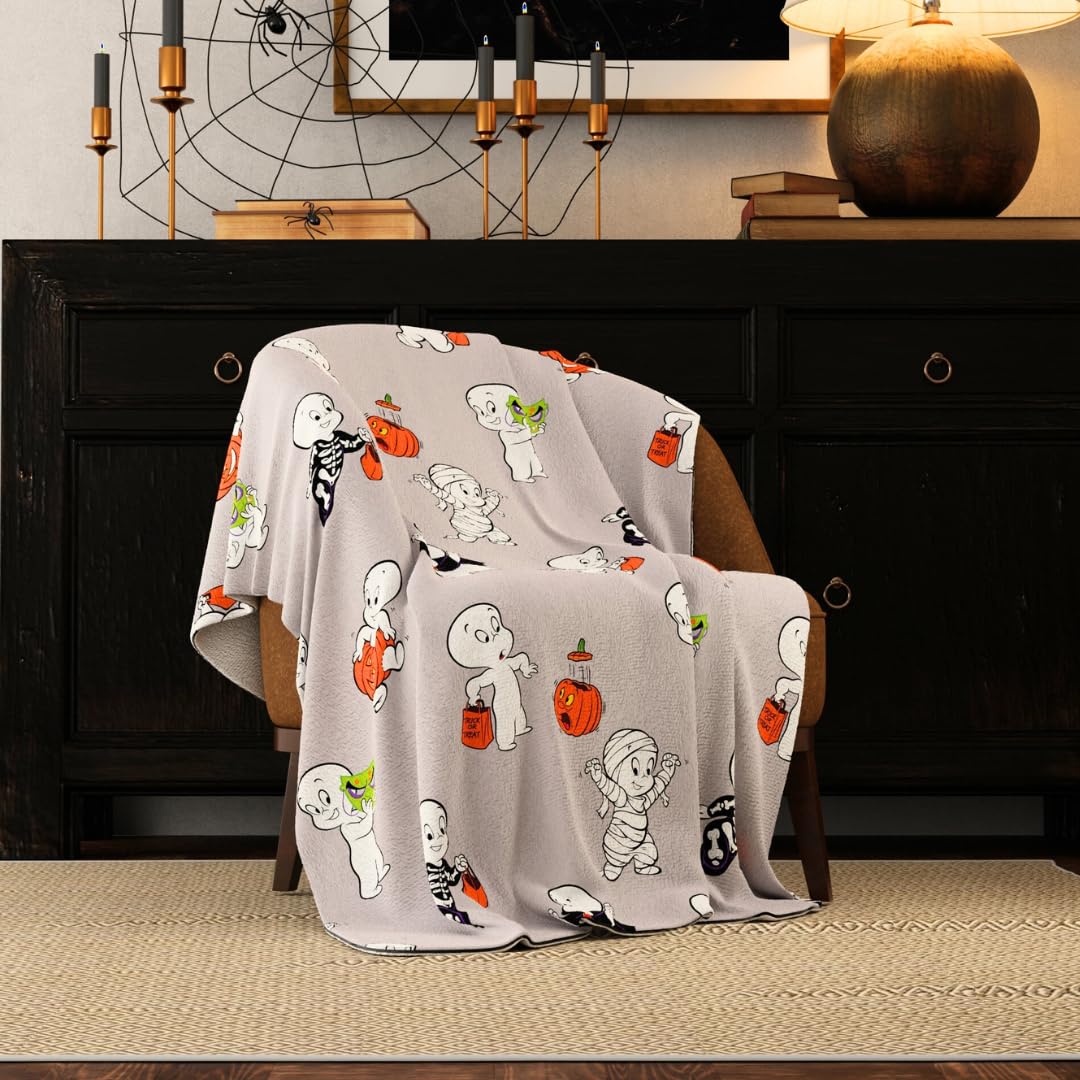 Couverture d'Halloween Casper literie peluche douce couverture canapé enfant plaid lit