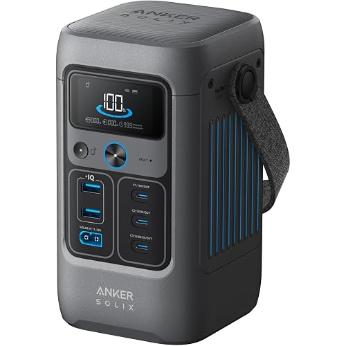Anker SOLIX C200 DC Portable Power Station, 192Wh, 200W, Outdoor Camping