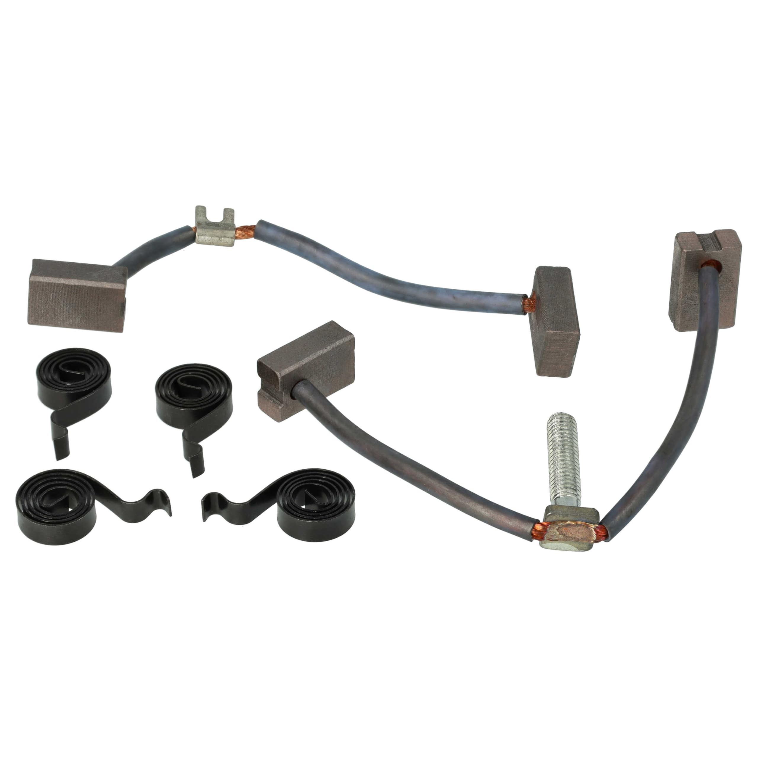 vhbw 4x Spazzola di carbone 19 x 12,45 x 7 mm compatibile con MBB Palfinger sponda idraulica