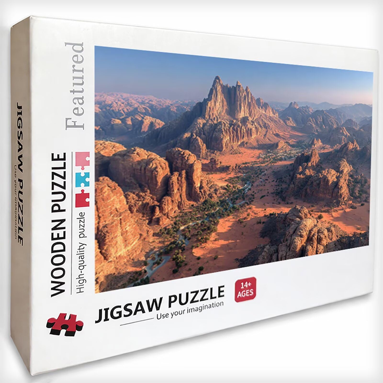 MontañA Puzzle Madera 2000 Piezas, Desierto Puzzle Adultos con Caja 99x70cm, Rompecabezas Desafiante, para Hombres Mujeres Adolescente, Juegos de Rompecabezas Creativos, Decoracion Hogar, R-8764