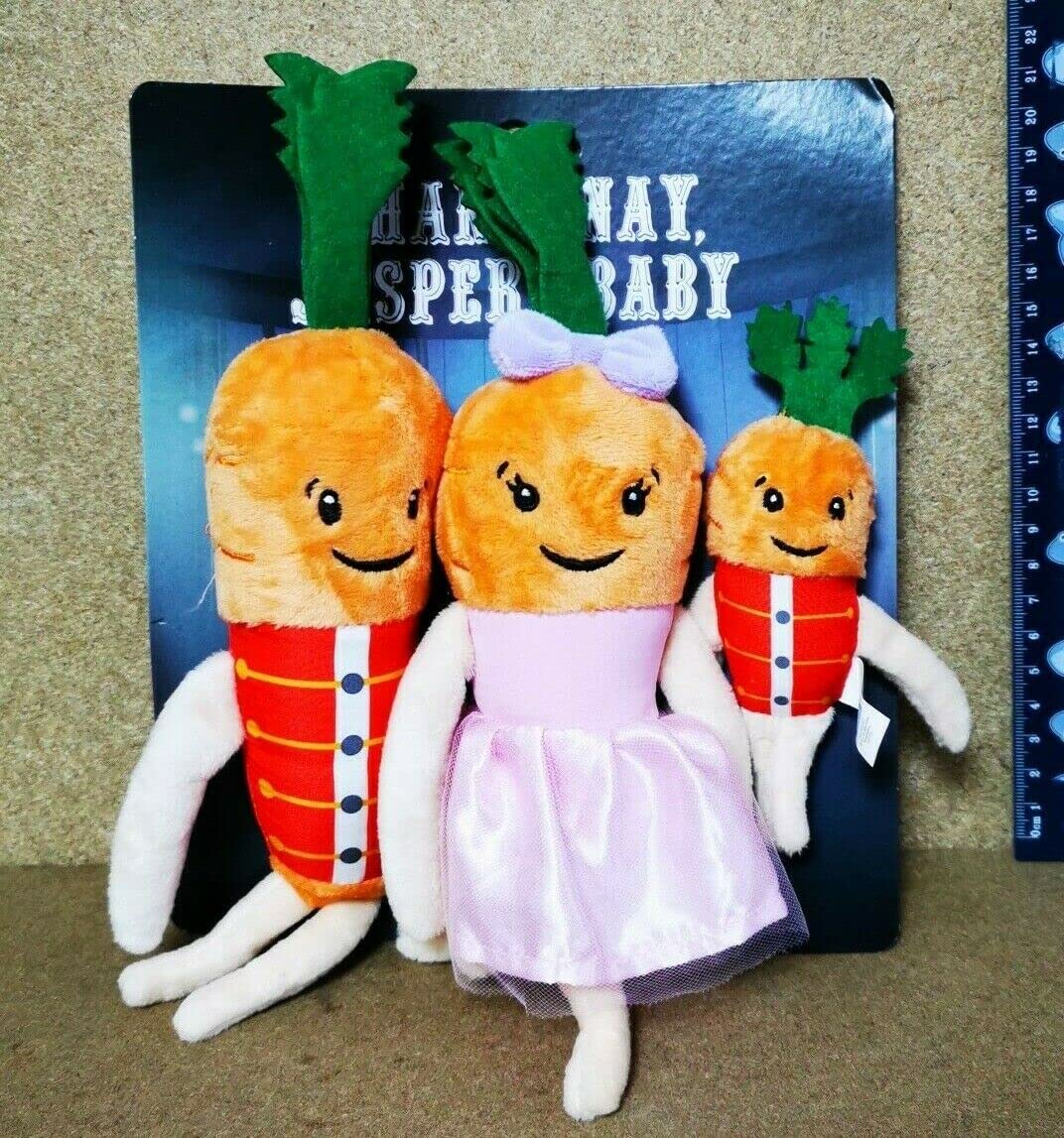 Chantenay Jasper & Baby Carrot - Kevin The Carrot Greatest Showman Kids Soft Plush Toy