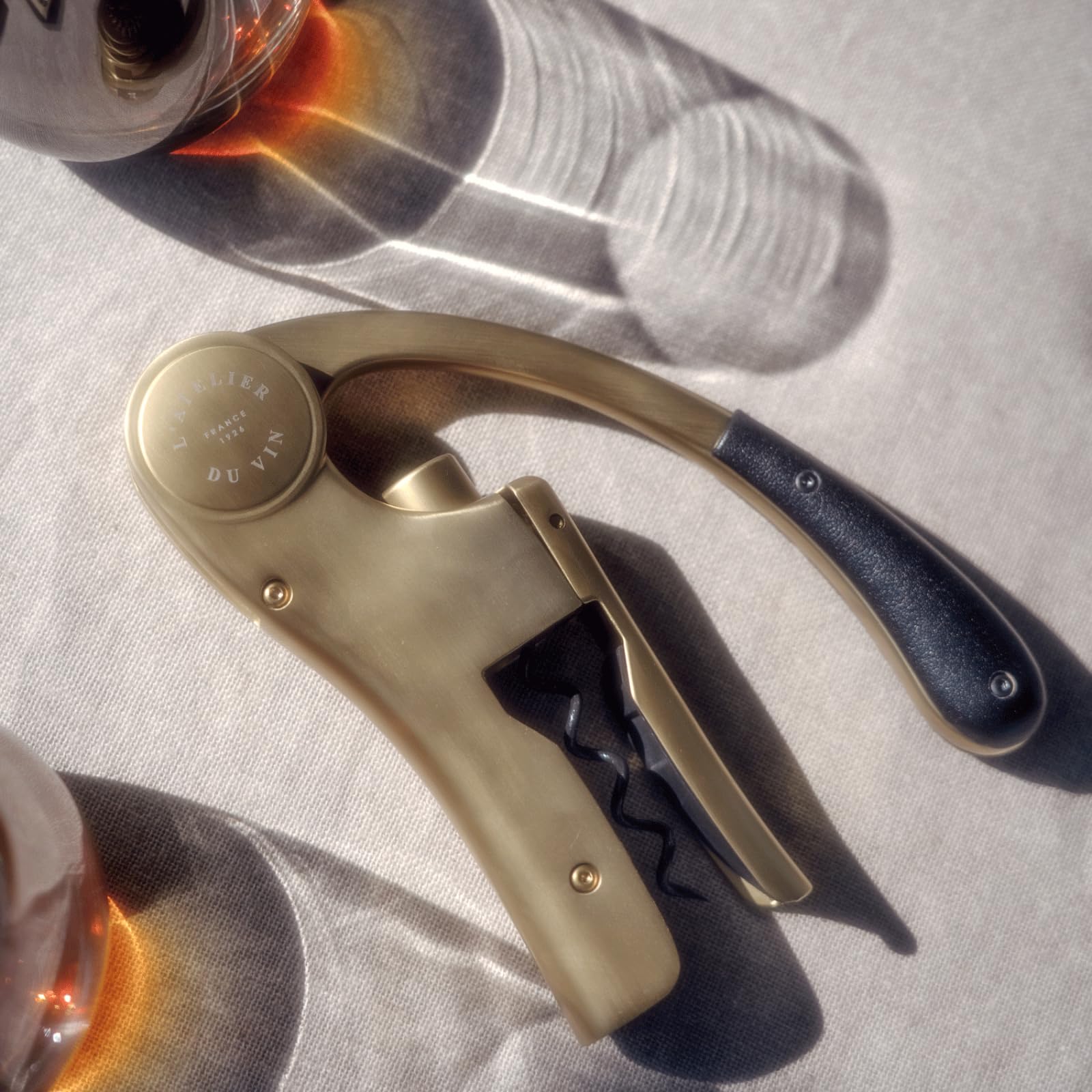 Amazon.com: L'atelier Du Vin Geometry Lever Corkscrew Set - Oeno