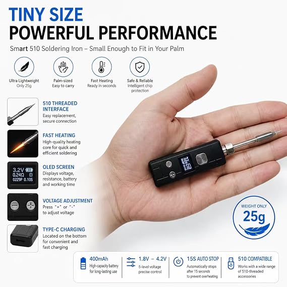 Smart Mini Portable Soldering Iron Small