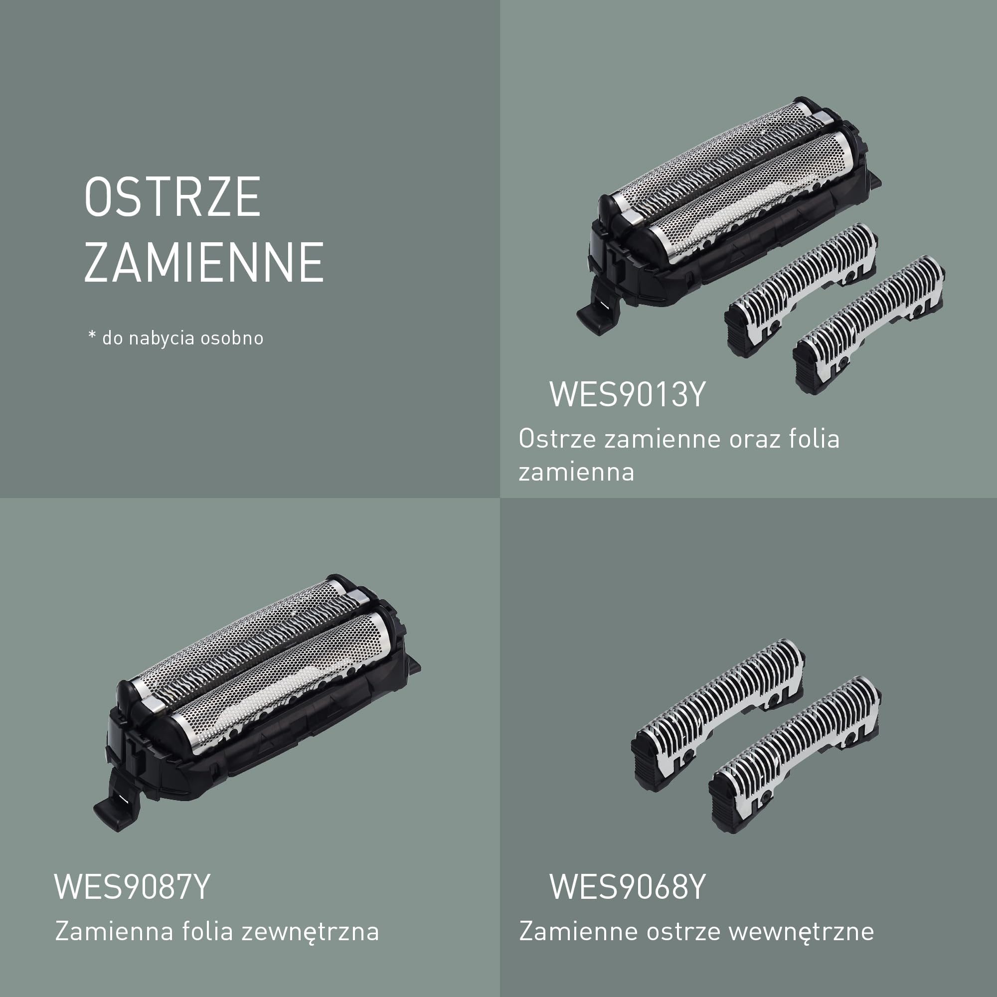 Panasonic ES-ACM3BW503 Seria 700 Kompaktowa Golarka z 3 Ostrzami, Mokra i Sucha Elektryczna Golarka dla Mężczyzn, Czujnik Brody, Wodoodporność IPX7, Ładowanie USB-C, Zasilacz USB AC, Biały