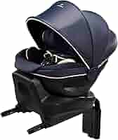 AILEBEBE ネイビー チャイルドシート エールべべ・クルット チャイルドシート R129 新生児 ISOFIX