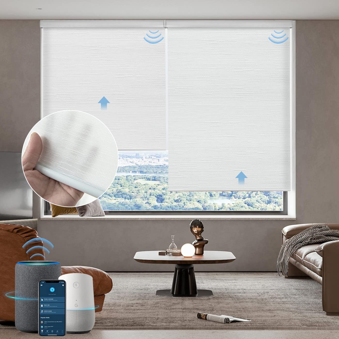 Amazon｜Graywind 電動ロールスクリーン Alexa/Google/Siri対応 60