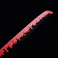 Vista 7 de ziqing Espada para cosplay de Demon Slayer hecha a mano, Katana de 31 pulgadas con múltiples estilos para elegir