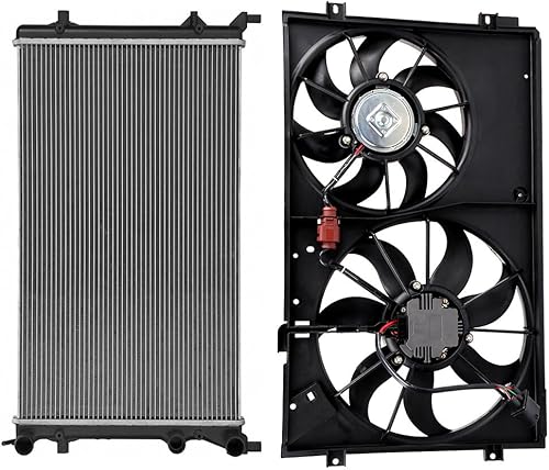 Miniatura 8 de SCITOO Ventilador de refrigeración 620-843, 1 radiador 13215, 1 apto para 2013 para V-olkswagen para Beetle 2.5L 2011-2013 para V-olkswagen para