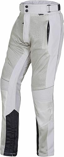 Miniatura 7 de Pantalones de malla de motocicleta para hombre, pantalones de equitación con cremallera completa para deportes powersports blindados Adv CE sobre la