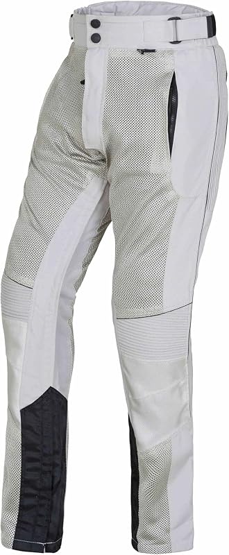 Pantalón de malla de moto para hombre Pantalón de montar con cremallera de pierna completa PowerSports Pantalón protector blindado Adv CE sobre la bota Pantalón de motocross