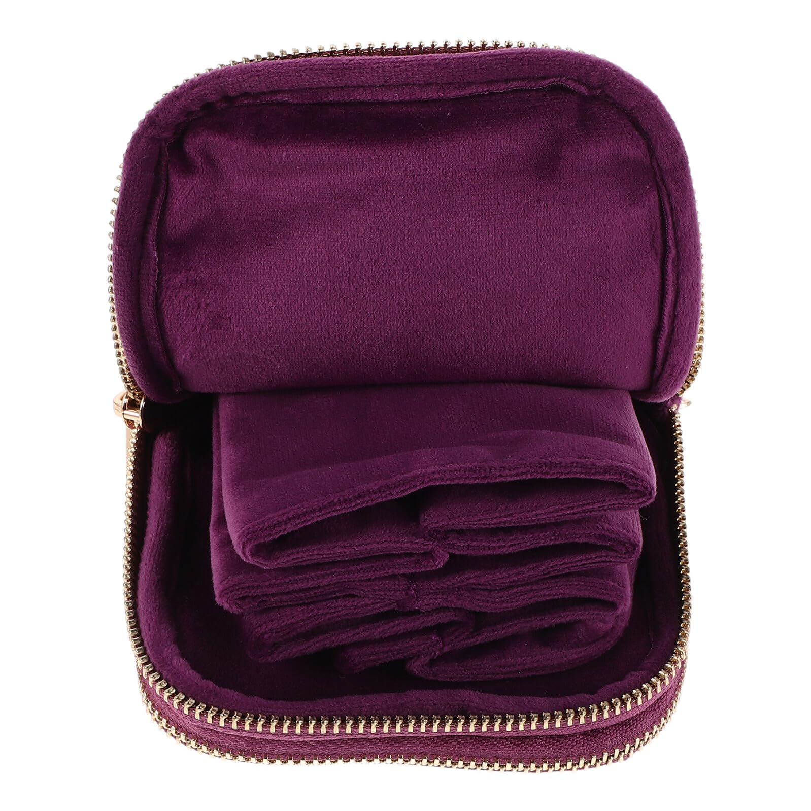 Pochette de voyage pour bijoux violette VILLCASE pour organiser vos colliers en week-end
