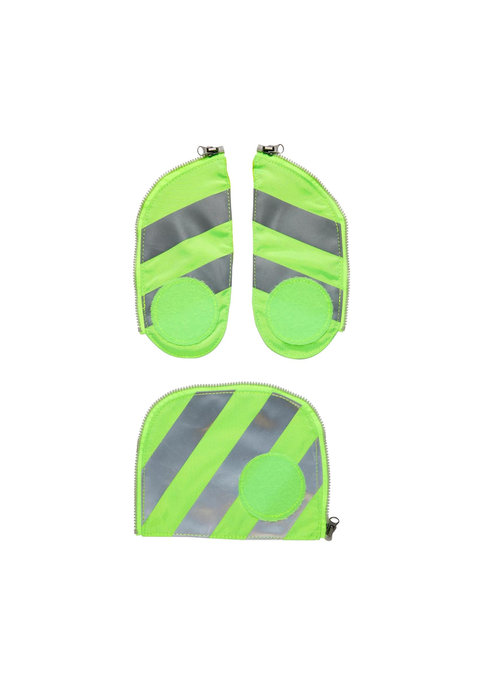 ergobag Pack Sicherheitsset mit Reflektorstreifen Sichtbarkeits-Set mit Reflektorstreifen für ergobag Pack cubo und cubo Light gekauft nach Juli 2019 Set 3-teilig