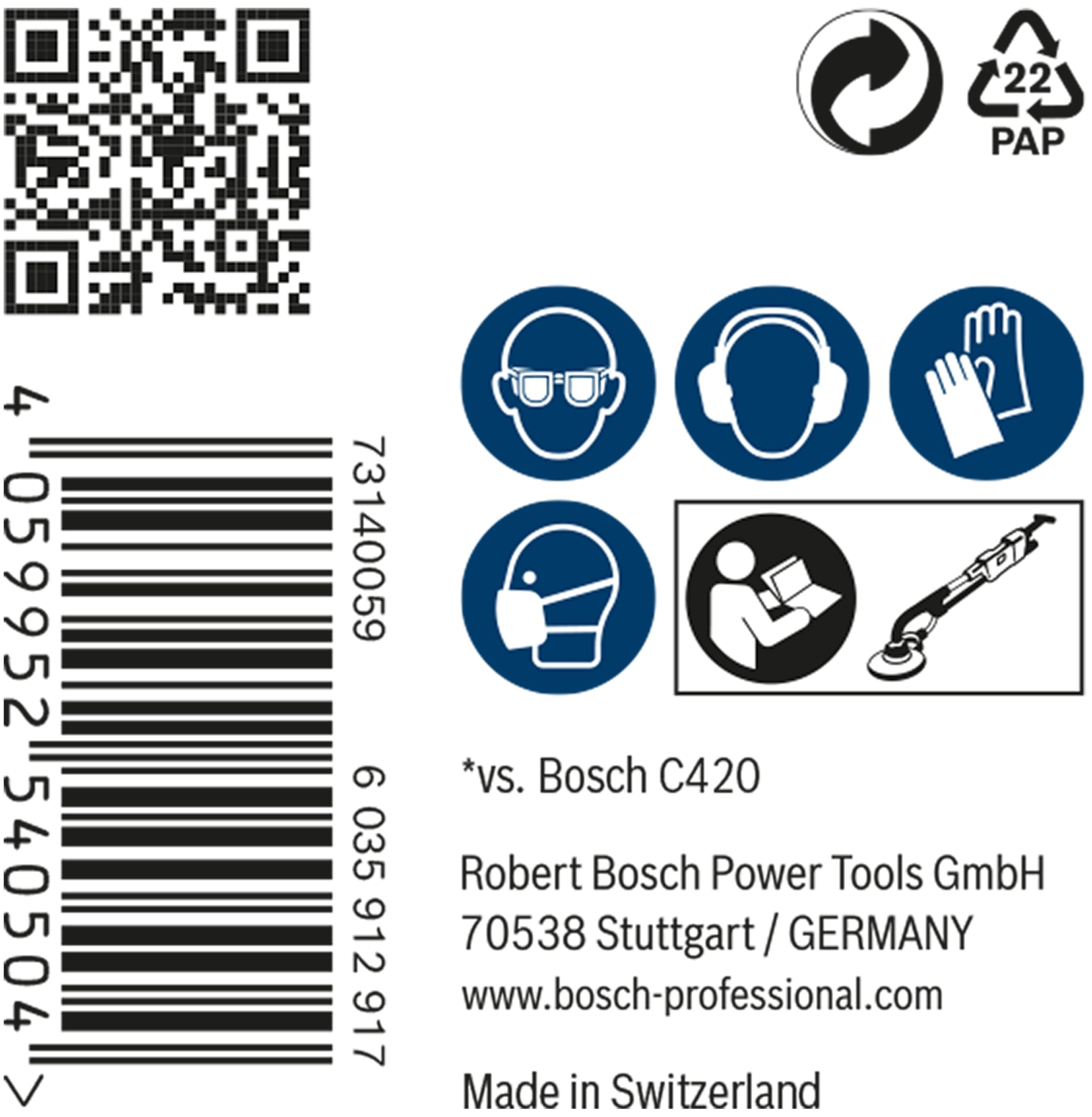 Bosch EXPERT M480 Abrasifs réticulés Ø 225 mm Grain 220