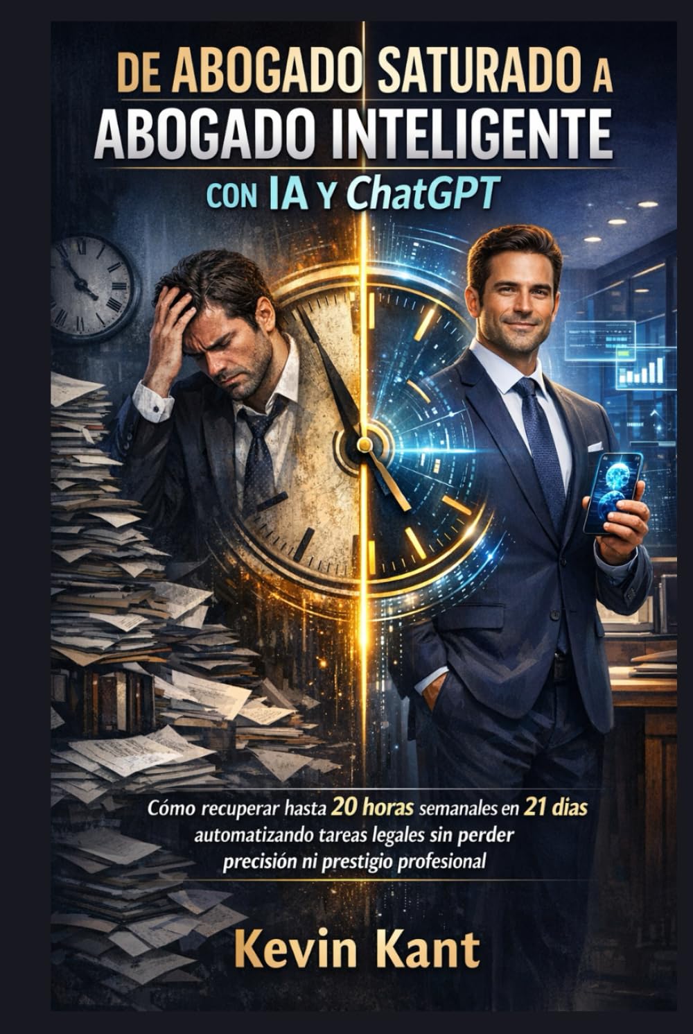 De Abogado Saturado a Abogado Inteligente con IA y ChatGPT: Cómo recuperar hasta 20 horas semanales en 21 días automatizando tareas legales sin perder precisión ni prestigio profesional