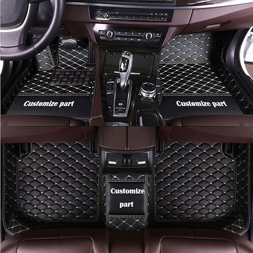 Miniatura 21 de MELKEN Alfombrillas de automóvil aptas para estilo personalizado dedicado, de lujo, protección para todo tipo de clima, forros para todo el Negro