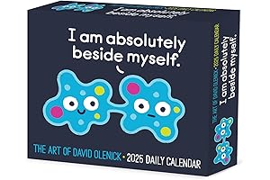 Willow Creek Press The Art of David Olenick 2025 Day-to-Day Box or Desk Calendar