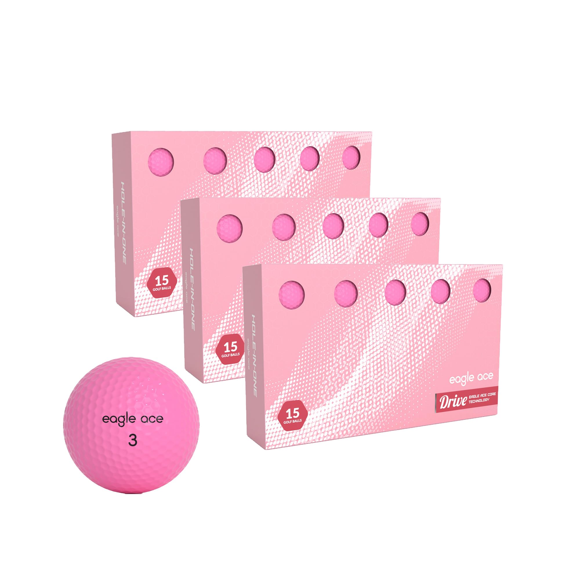 Eagle Ace™️ Drive Golf Balls-2 Layers-Maximum Distance,Optimal Spin Control (2024 Version