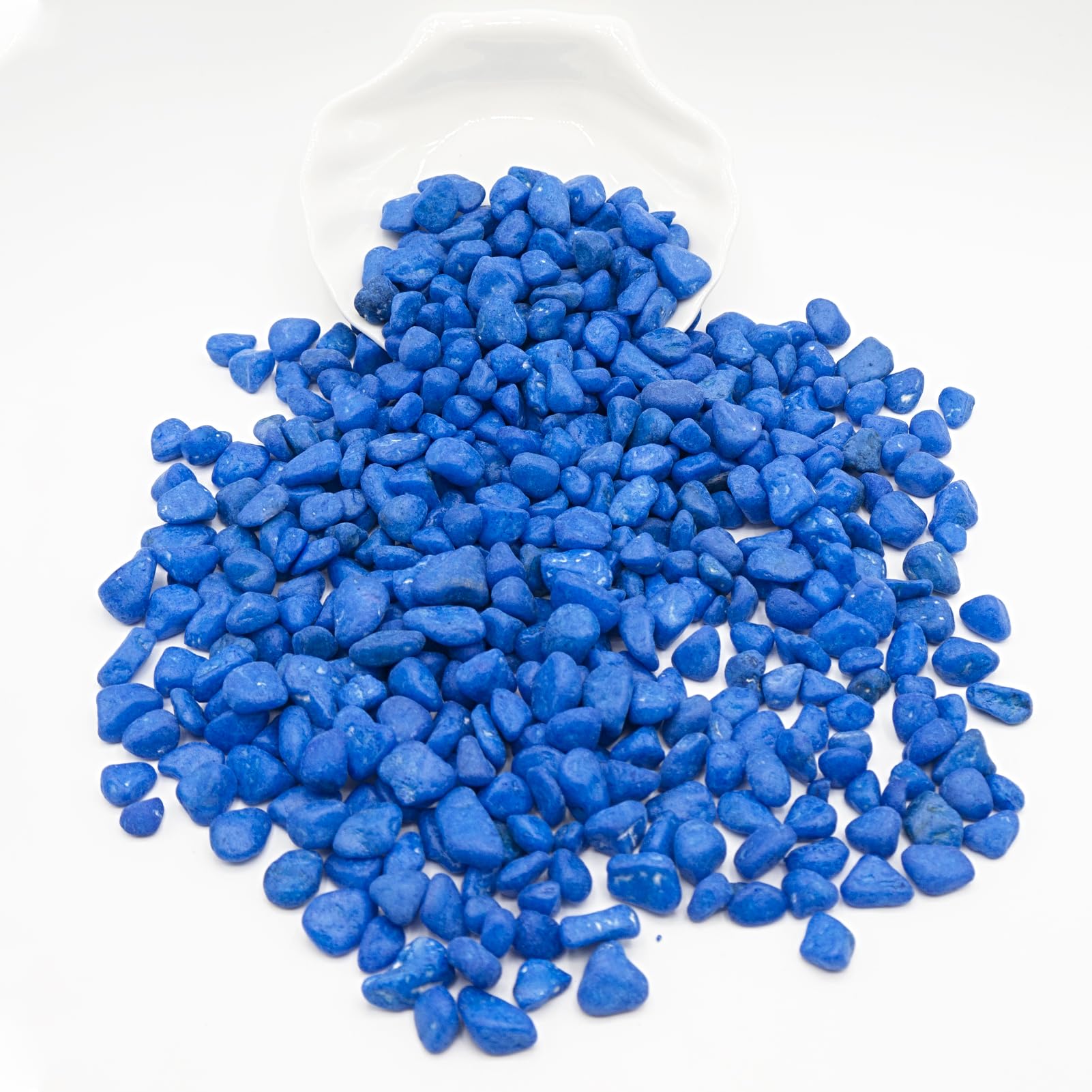 10KG Blue Painted Pebbles – Decorative Garden Stones | Aquarium Pebbles | Smooth Polished Finish-image-8
