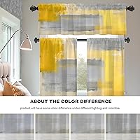 Vista 924 de Cenefas de cocina modernas con patrón de cobre marrón dorado para ventanas, cenefas opacas abstractas de marcas de arañazos y cortinas opacas