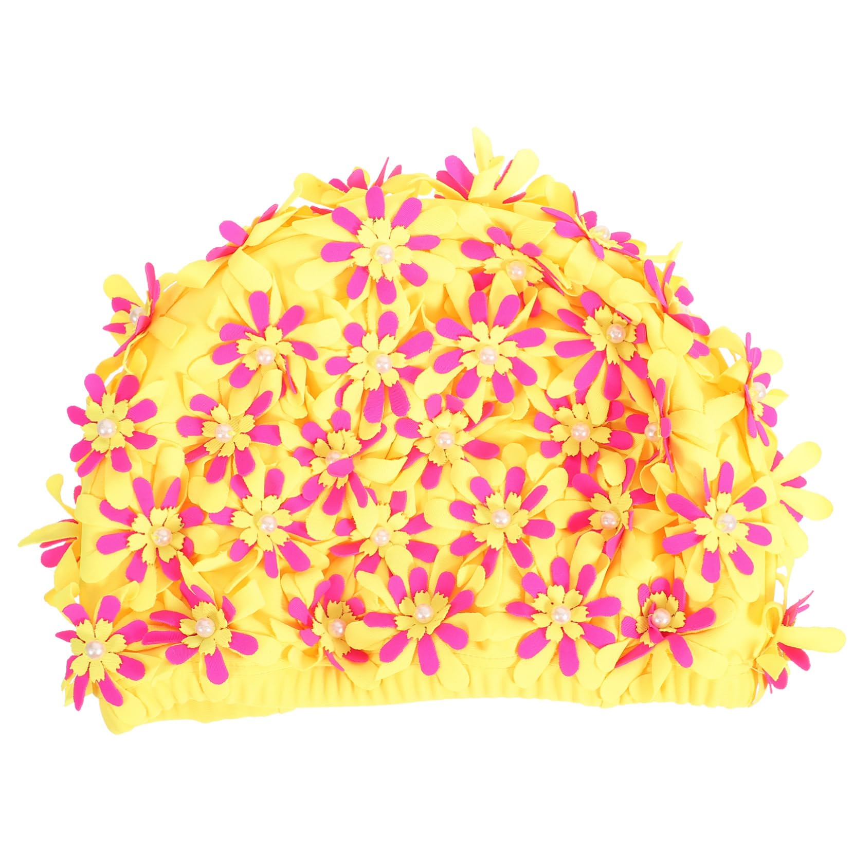Sosoport Lot De 3 Bonnets De Bain À Fleurs Confortables Et Faciles À Porter pour Protéger Les Cheveux des Femmes