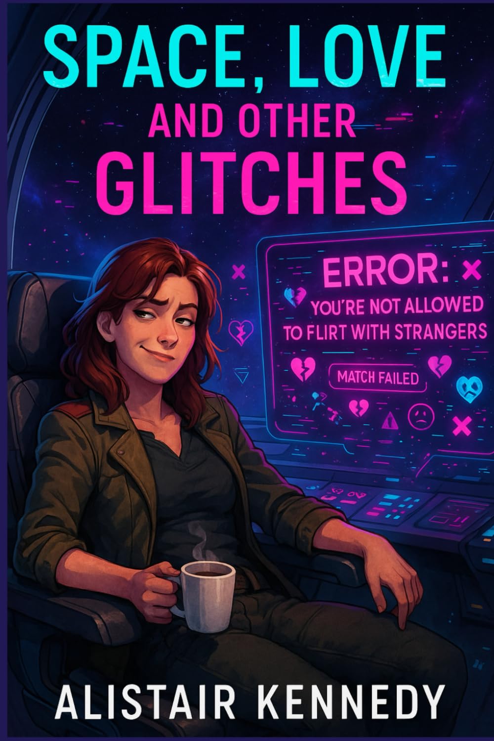 Space, Love, and Other Glitches: A LGBT Sci-Fi Rom-Com About Emotional Sabotage, Starships, and Sentient Jealousy: A Bisexual Space Rom-Com with Alien Flings, Malfunctioning Tech, and One Jealous AI