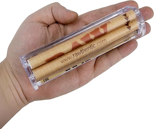 Miniatura 7 de RAW Phatty - Máquina de papel para liar cigarrillos de triple resistencia (4.921 in), transparente y cristalino, enrolla tus contenidos favoritos de