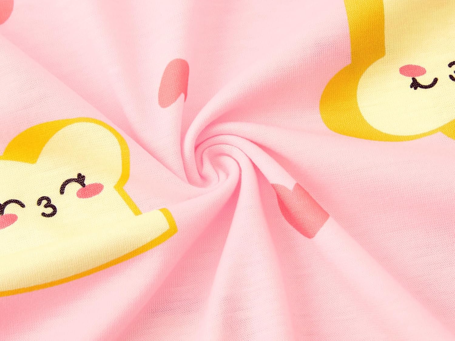 Tebbis Teen/Little Girls Nightgown – Summer Short Sleeves Sleepwear Trendy Tie Dye Spiral Nightdress Pajama Size 6-16 - Image 6