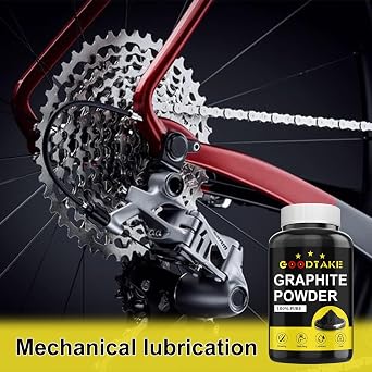 GOODTAKE Graphite Powder 1000 Mesh (Ultra Fine) – 1LB – High Purity Lubricant for Locks, 3D Printing, DIY Crafts – Conductive & Heat Resistant – Non-Toxic Dry Lubricant (1 Pound)