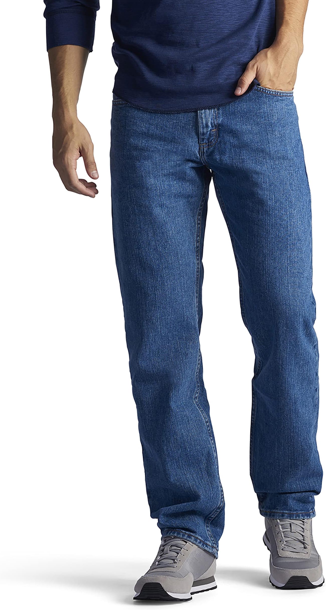 Men's Regular Fit Straight Leg Jean