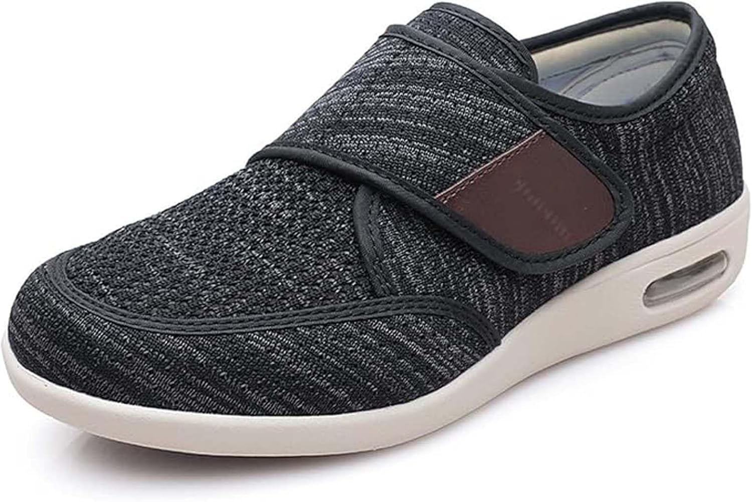 Diabetic Shoes, Extra Wide Width Footwear, Comfortable Casual Slippers, Lightweight and Breathable Sneakers, Adjustable Walking Shoes, for Swollen Feet, Foot Enlargement