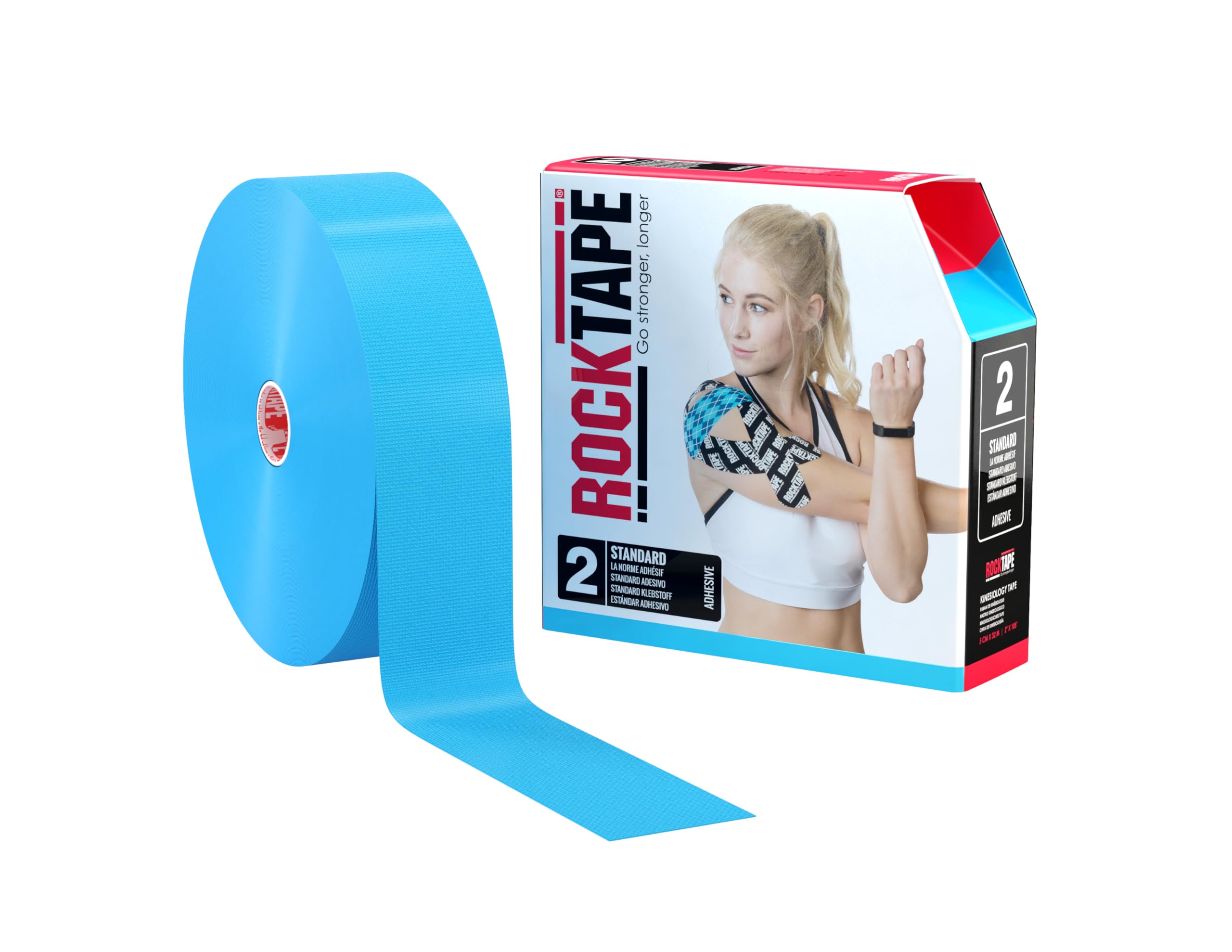 RockTape Uncut Bulk Kinesiology Tape, Continuous Roll (Packaging May Vary)
