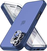 Vista 121 de 3 en 1 Funda Magnética Fuerte para iPhone Air, 1X Protector de Pantalla + 1X Protector de Lente de Cámara, Cubierta Protectora a Prueba de Golpes