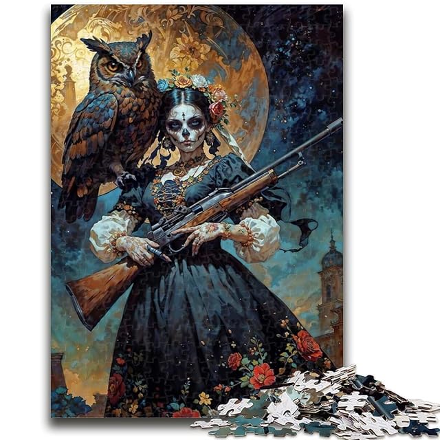 Foto 4 de 6 de Rompecabezas para Adultos Santa Muerte de 1000 Piezas Juego de ingenio con tecnología Avanzada de Corte láser…