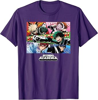 My Hero Academia Class 1-A Group Comic Panels Anime T-Shirt