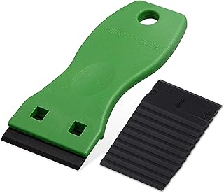 Sponsored Ad - EHDIS Plastic Razor Blade Scraper 1.5" Plastic Razor Scraper Tool with 10pcs Double Edged Plastic Blades fo...