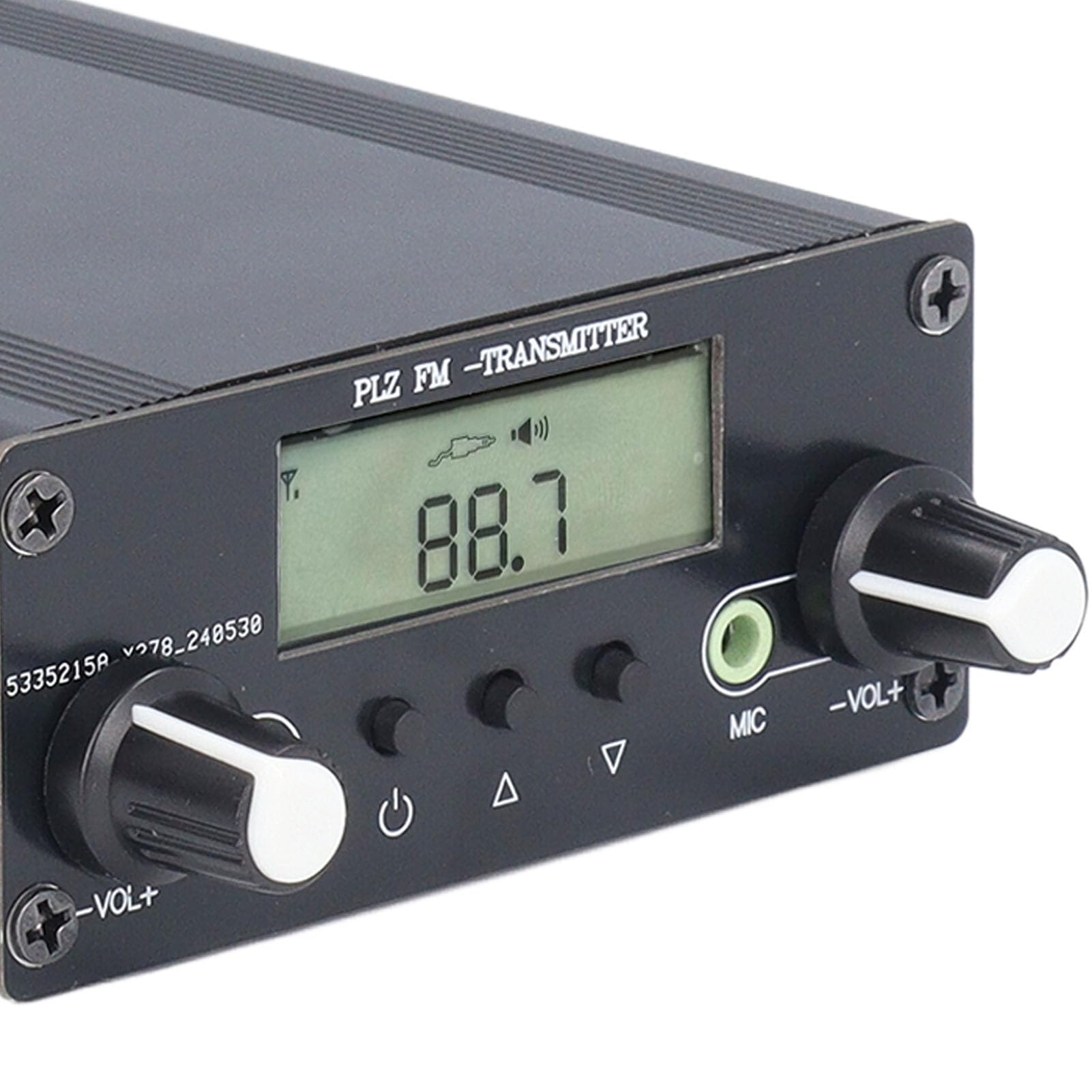 Trasmettitore FM Broadcast Potenza di uscita 0,5 W 76-108 MHz con livello di ingresso regolabile per teatri drive-in/chiese/stazione radio di parcheggio